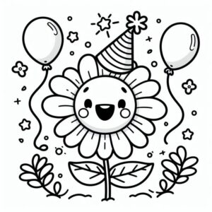 Desenho de Flores Desenho Colorir Imprimir 18