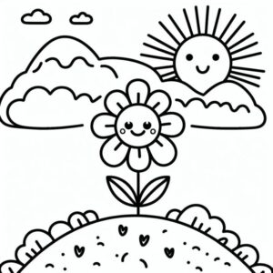 Desenho de Flores Desenho Colorir Imprimir 19