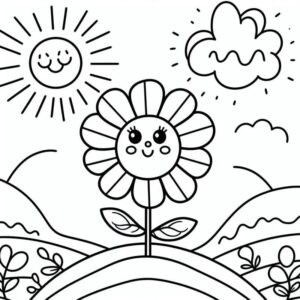 Desenho de Flores Desenho Colorir Imprimir 30