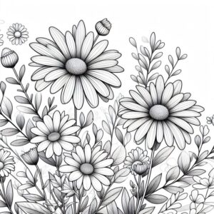 Desenho de Flores Desenho Colorir Imprimir 41