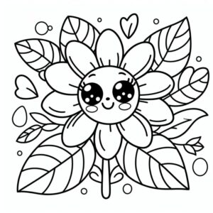 Desenho de Flores Desenho Colorir Imprimir 44