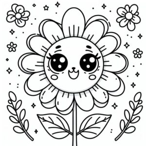 Desenho de Flores Desenho Colorir Imprimir 47