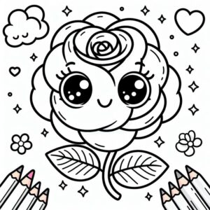 Desenho de Flores Desenho Colorir Imprimir 48