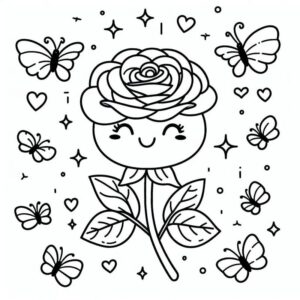 Desenho de Flores Desenho Colorir Imprimir 49