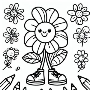 Desenho de Flores Desenho Colorir Imprimir 50