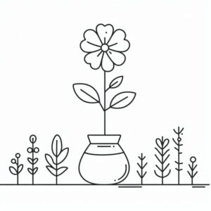 Desenho de Flores Desenho Colorir Imprimir 53