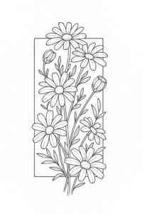 Desenho de Flores Desenho Colorir Imprimir 58
