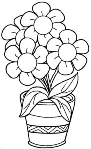 Desenho de Flores Desenho Colorir Imprimir 59