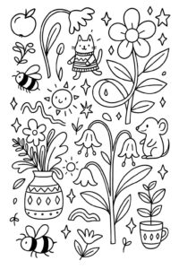 Desenho de Flores Desenho Colorir Imprimir 60