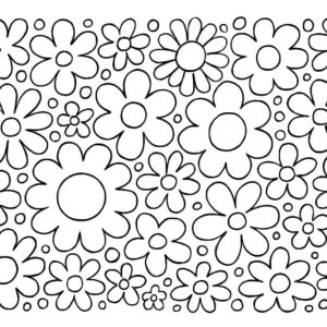 Desenho de Flores Desenho Colorir Imprimir 61