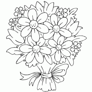 Desenho de Flores Desenho Colorir Imprimir 63