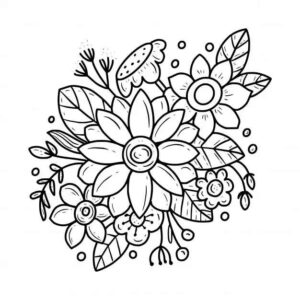 Desenho de Flores Desenho Colorir Imprimir 64