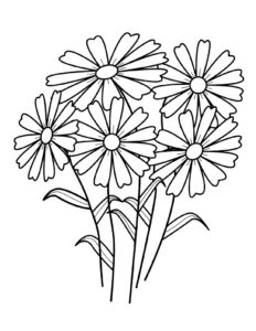 Desenho de Flores Desenho Colorir Imprimir 67