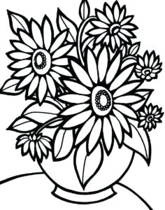 Desenho de Flores Desenho Colorir Imprimir 68