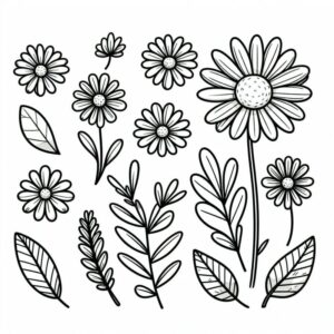 Desenho de Flores Desenho Colorir Imprimir 70