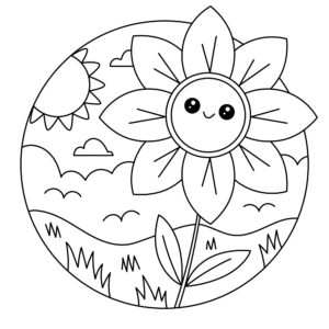 Desenho de Flores Desenho Colorir Imprimir 71