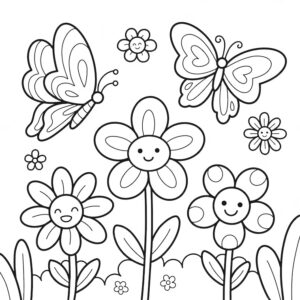 Desenho de Flores Desenho Colorir Imprimir 72