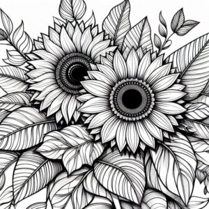 Desenho de Flores Desenho Colorir Imprimir 74
