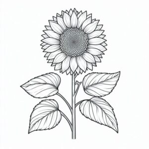 Desenho de Flores Desenho Colorir Imprimir 75