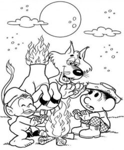 Desenho de Folclore 1