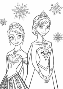 Desenho de Frozen 01