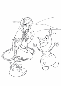Desenho de Frozen 04