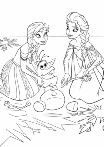 Desenho de Frozen 11
