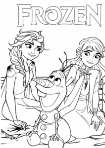 Desenho de Frozen 14