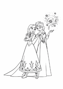 Desenho de Frozen Para Colorir 15
