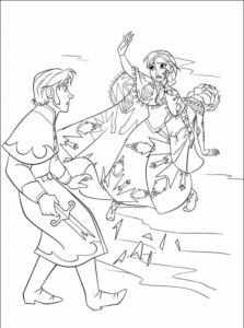 Desenho de Frozen Para Pintar E Imprimir