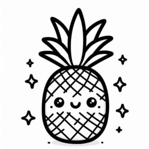 Desenho de Frutas Desenho Colorir Imprimir 02