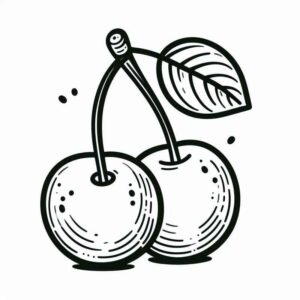 Desenho de Frutas Desenho Colorir Imprimir 16