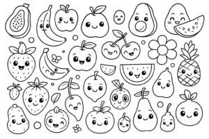 Desenho de Frutas Desenho Colorir Imprimir 30