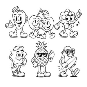 Desenho de Frutas Desenho Colorir Imprimir 31