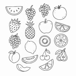 Desenho de Frutas Desenho Colorir Imprimir 32