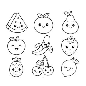Desenho de Frutas Desenho Colorir Imprimir 35