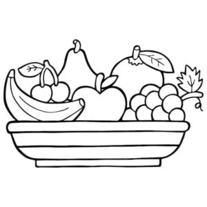 Desenho de Frutas Desenho Colorir Imprimir 38