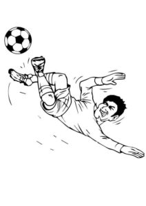 Desenho de Futebol Desenho Colorir Imprimir 03