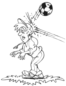 Desenho de Futebol Desenho Colorir Imprimir 09