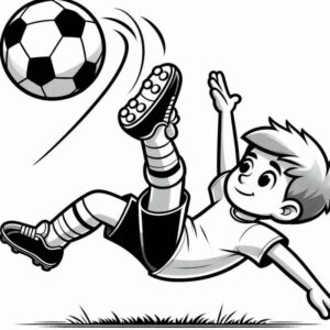 Desenho de Futebol Desenho Colorir Imprimir 11