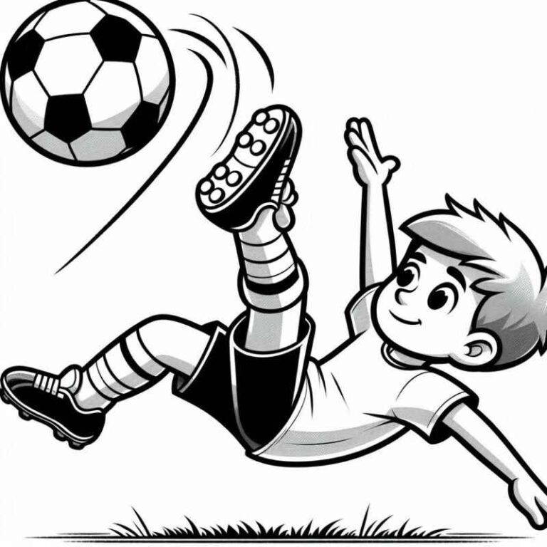Desenhos de Futebol para Imprimir e Colorir