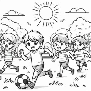 Desenho de Futebol Desenho Colorir Imprimir 13