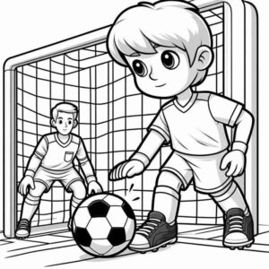 Desenho de Futebol Desenho Colorir Imprimir 16