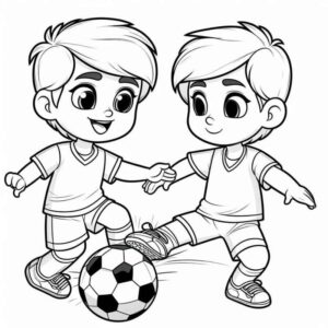 Desenho de Futebol Desenho Colorir Imprimir 17