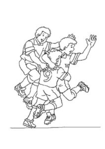 Desenho de Futebol Desenho Colorir Imprimir 19