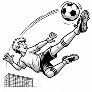 Desenho de Futebol Desenho Colorir Imprimir 21