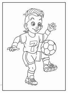 Desenho de Futebol Desenho Colorir Imprimir 23