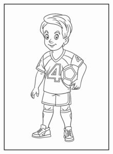 Desenho de Futebol Desenho Colorir Imprimir 25