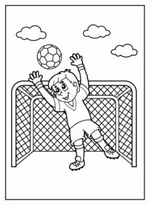 Desenho de Futebol Desenho Colorir Imprimir 26