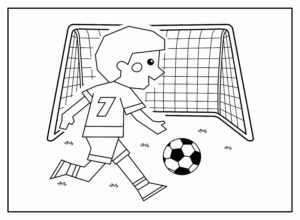 Desenho de Futebol Desenho Colorir Imprimir 31